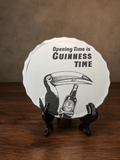 Opening Time is Guinness Time Engraved Mirror Art